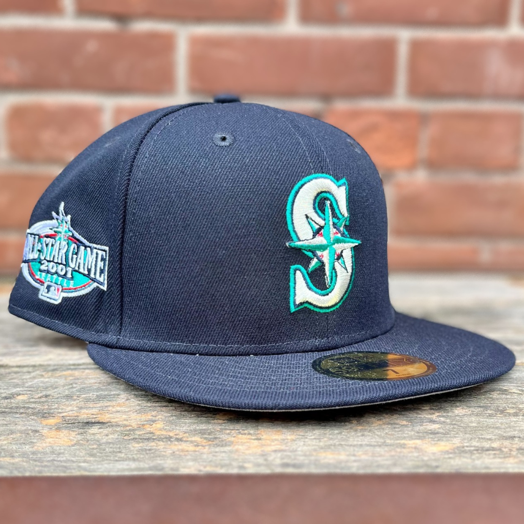 Seattle Mariners MLB 2001 AllStar Game Patch 59Fifty Fitted Hat The