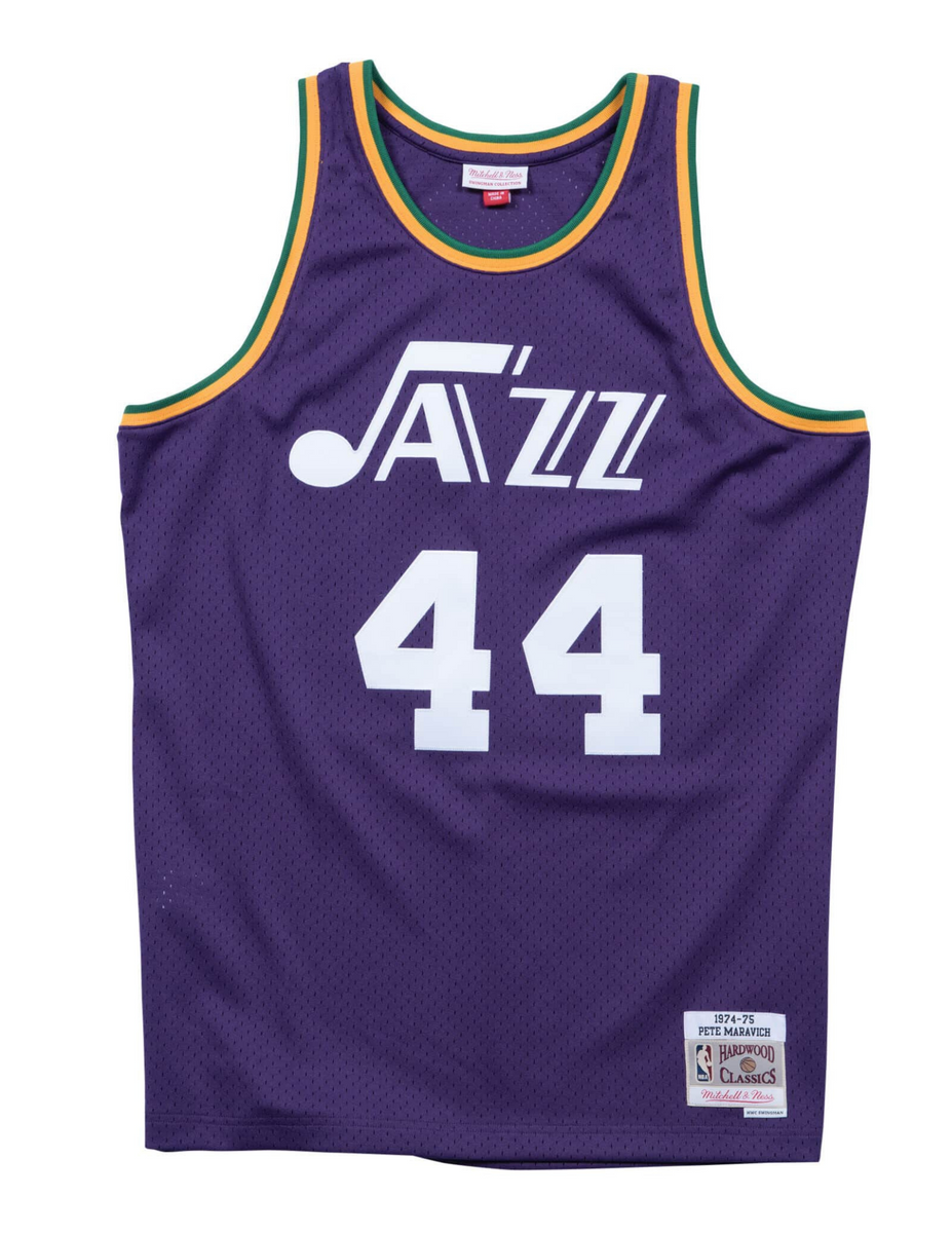 Utah Jazz 'Pistol' Pete Maravich 1974-75 Swingman Jersey (Purple