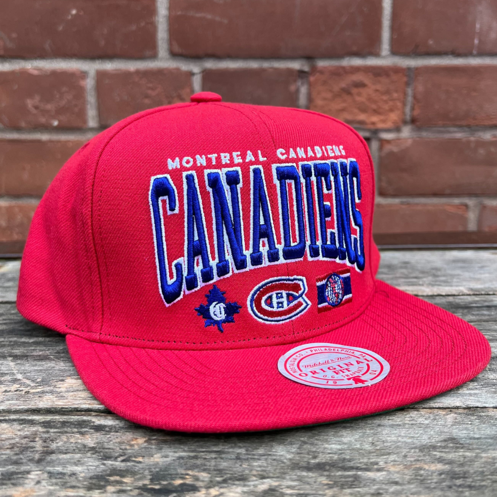 Mitchell & Ness, Accessories, Nhl Vintage Mitchell Ness Script Snapback  Hat Montreal Maroons