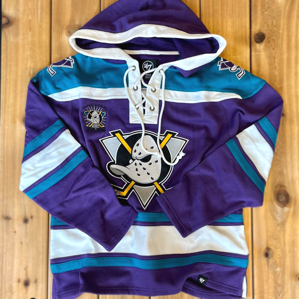 Anaheim ducks lacer 2024 hoodie
