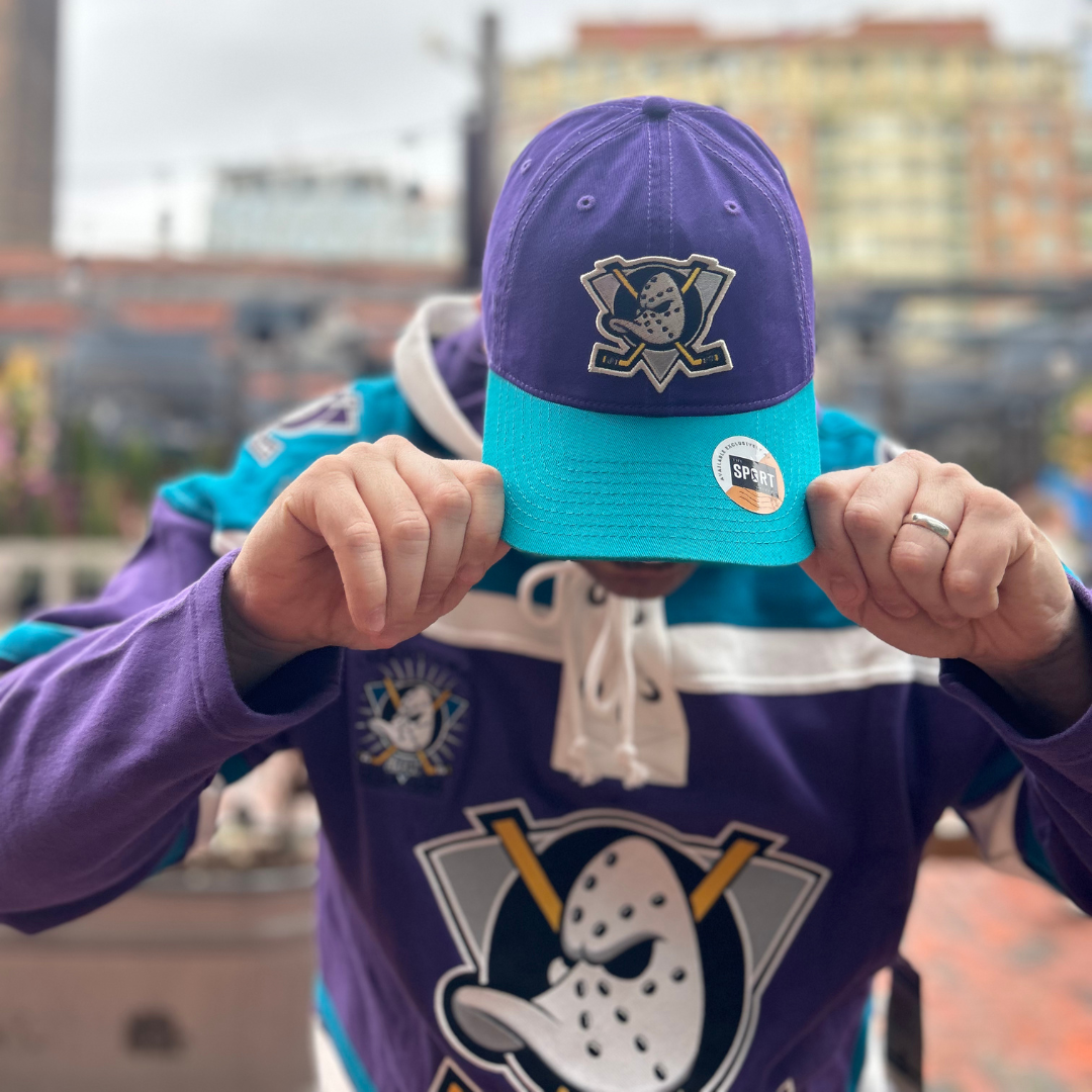 Tampa Bay & Mighty Ducks キャップ Mighty Ducks Two-Tone Vintage Hat – The Sport Gallery