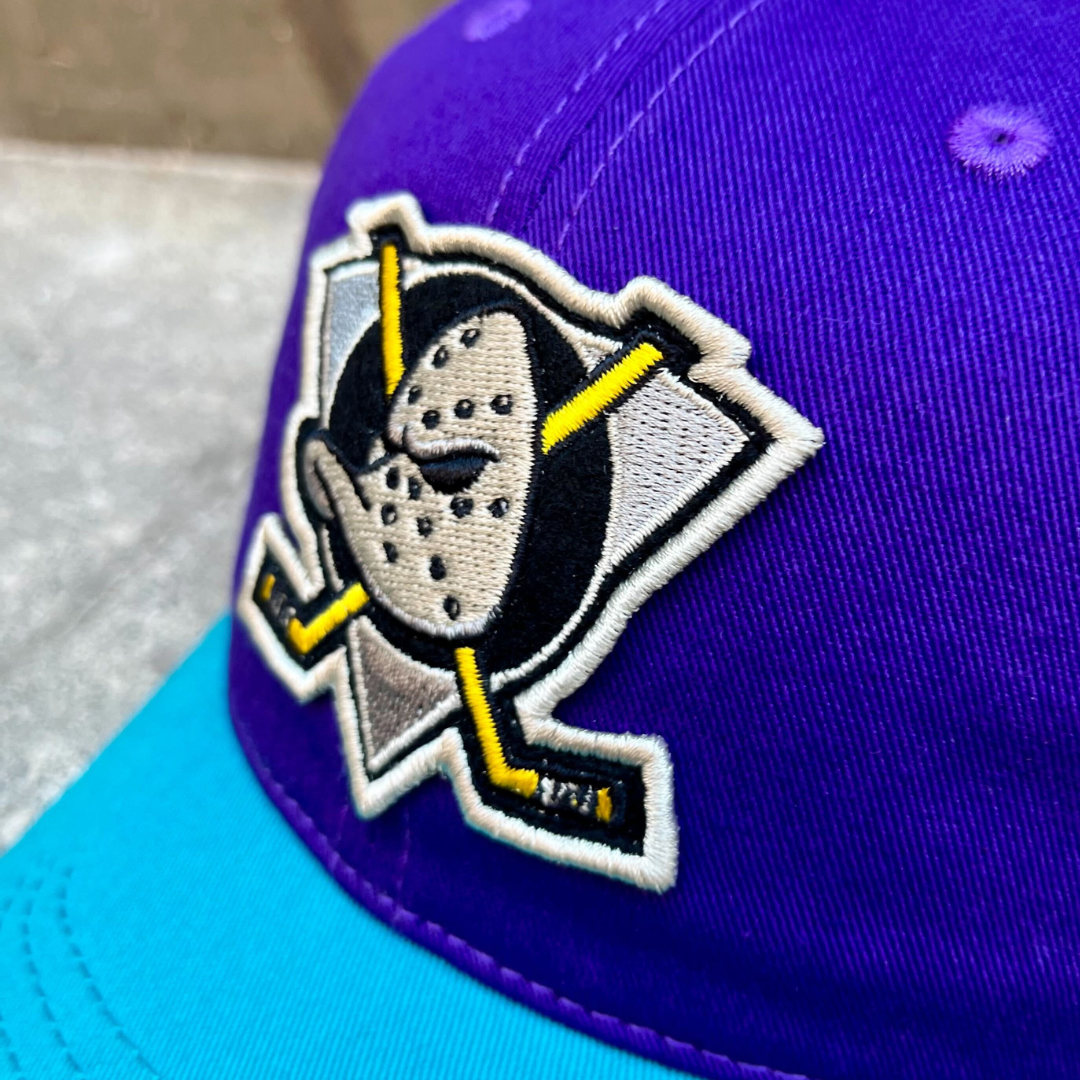 Mighty Ducks Two-Tone Vintage Hat – The Sport Gallery