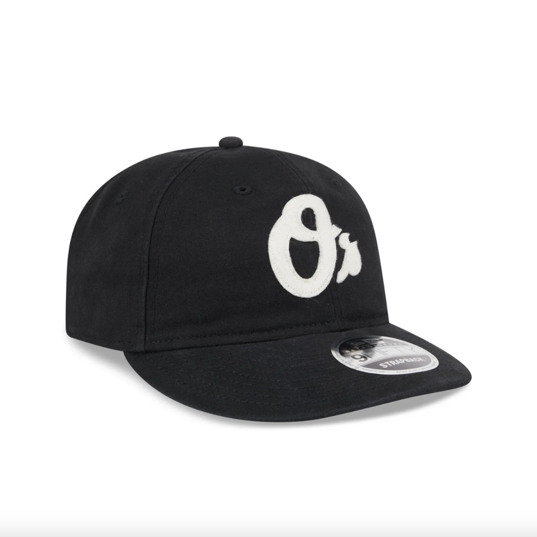 Baltimore Orioles New Era MLB Canvas Felt Logo 9Fifty Cap – The