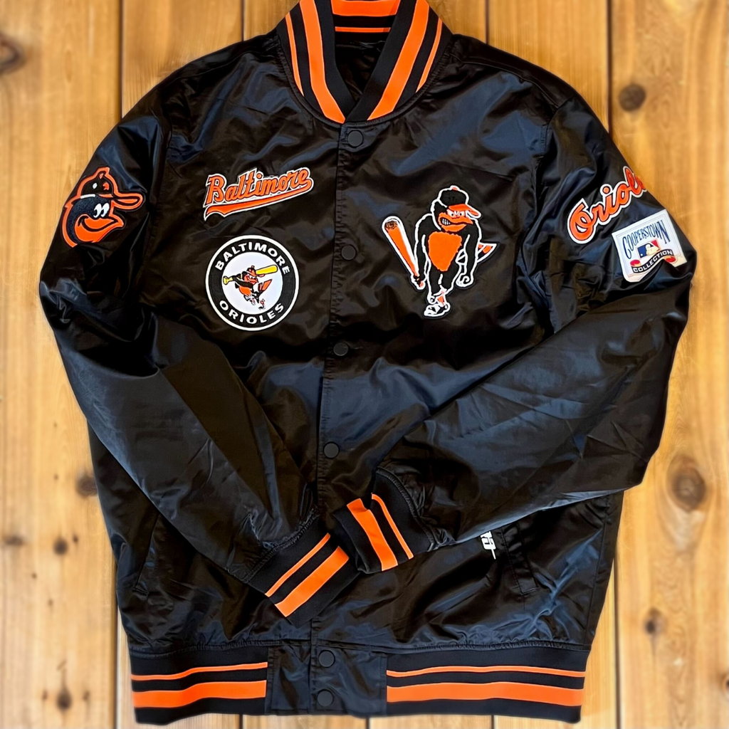Baltimore Orioles Retro Classic Satin Varsity Jacket – The Sport Gallery