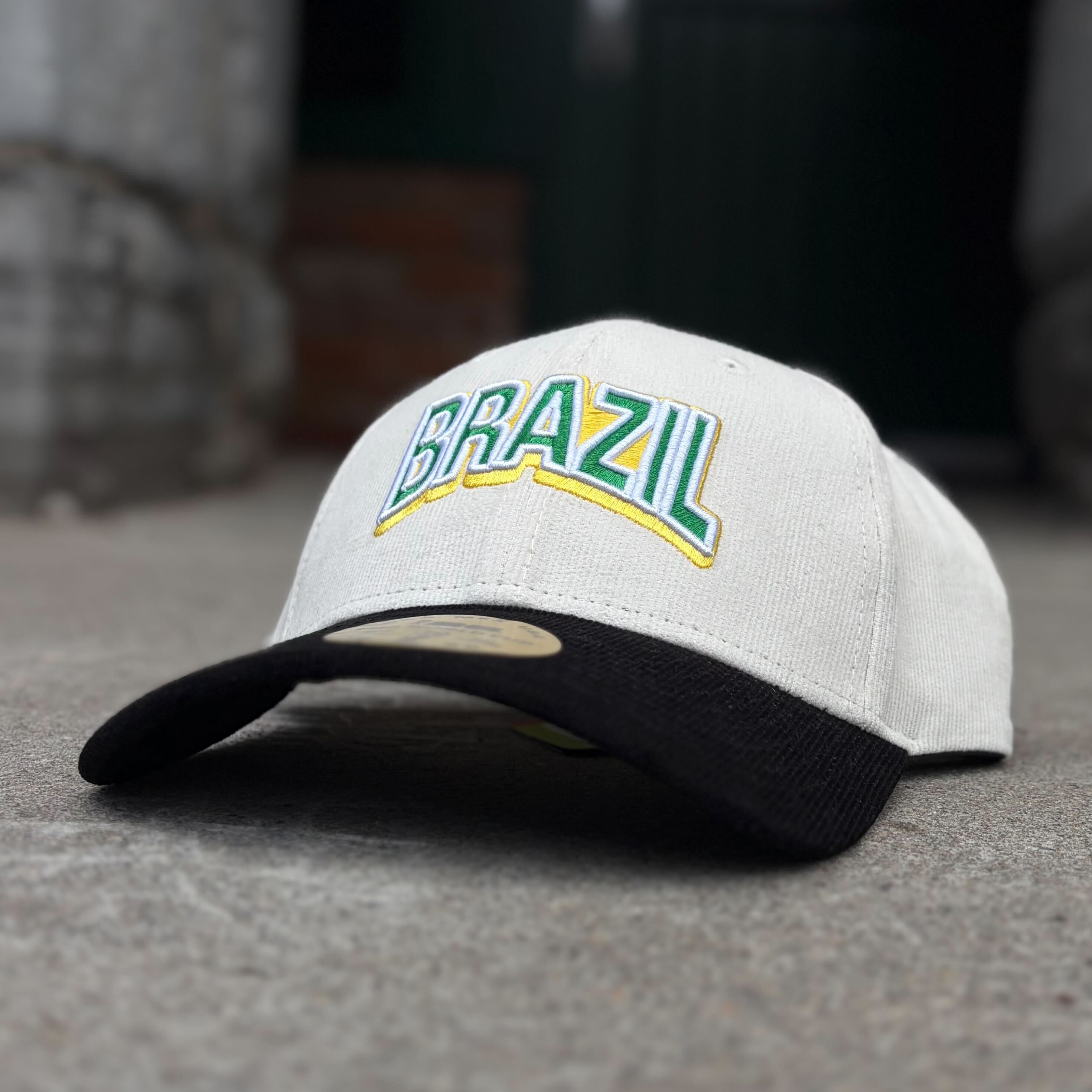 Brazil Soccer FIFA World Cup 2026 Pitch Natural Adjustable Hat