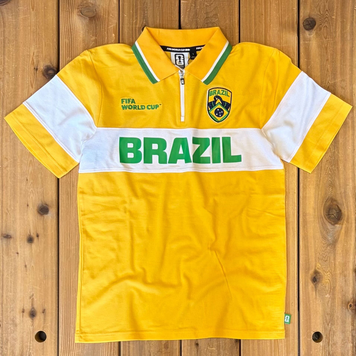 Brazil Soccer FIFA World Cup Victory Thread 1/4 Zip Polo Tee – The ...