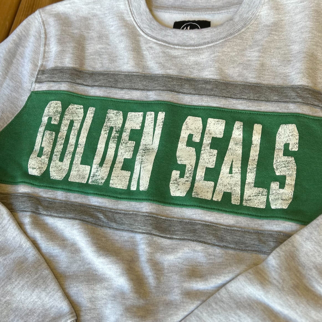 Pull à Capuche Unisexe California Golden Seals - Marque SecondRoundCo - Blanc - Neuf Avec étiquettes