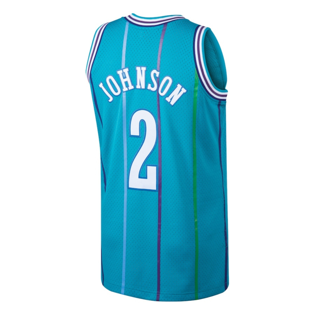 Charlotte Hornets NBA Larry Johnson 1992-93 Swingman Jersey – The