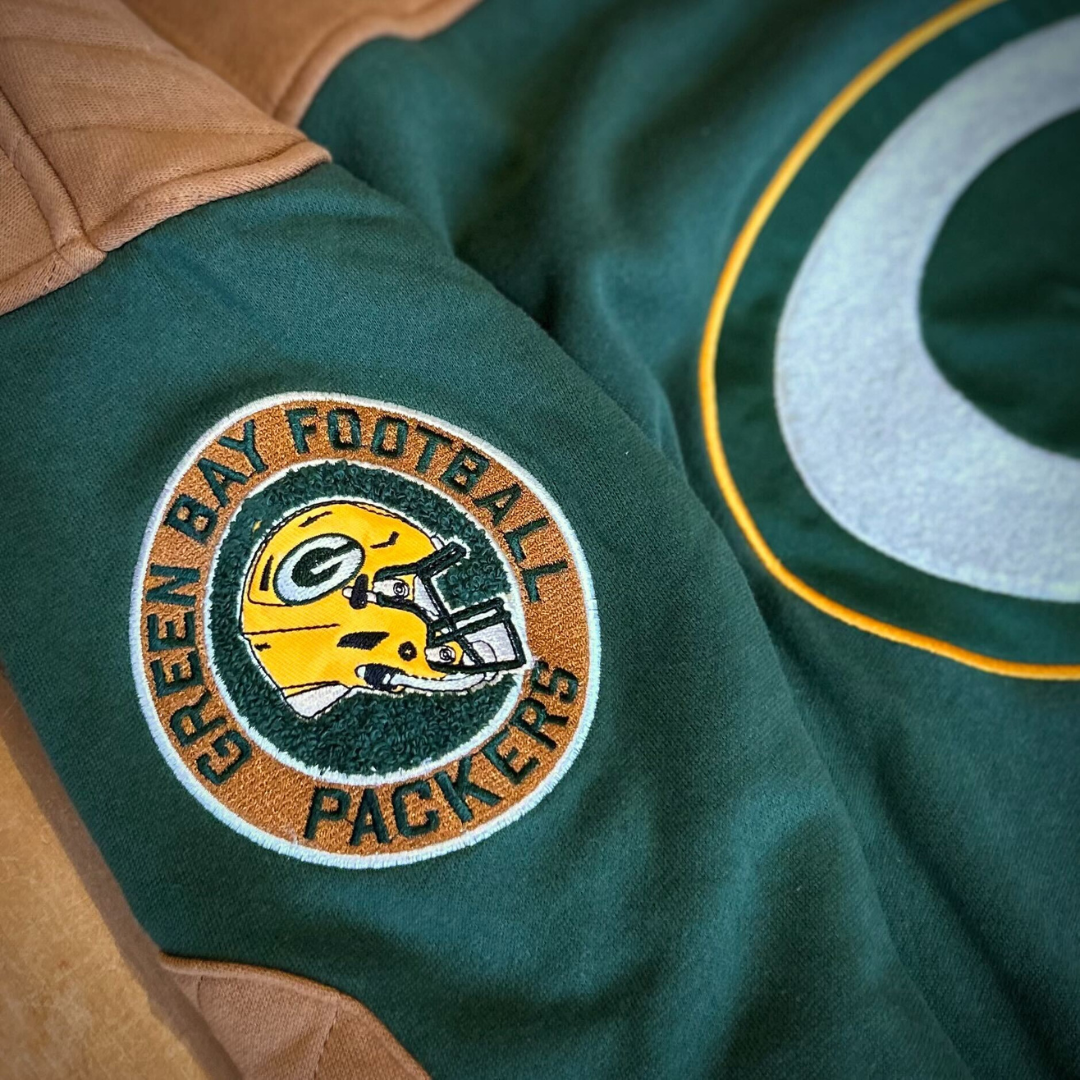 Green Bay Packers NFL Golden Age Wingback Lacer Hoodie – The Sport