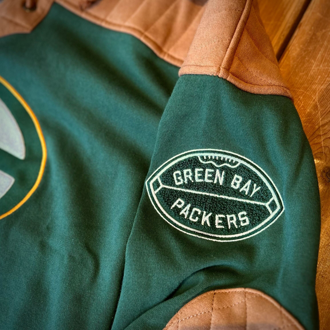 Green Bay Packers NFL Golden Age Wingback Lacer Hoodie – The Sport