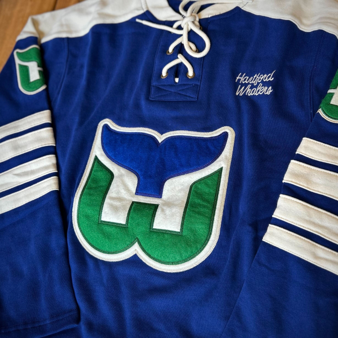 Hartford Whalers NHL Embroidered Patch – 3" X 2 7/8" Iron Or Sew On