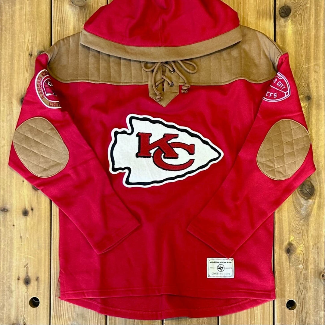 Kansas City Chiefs NFL Golden Age Wingback Lacer Hoodie – The
