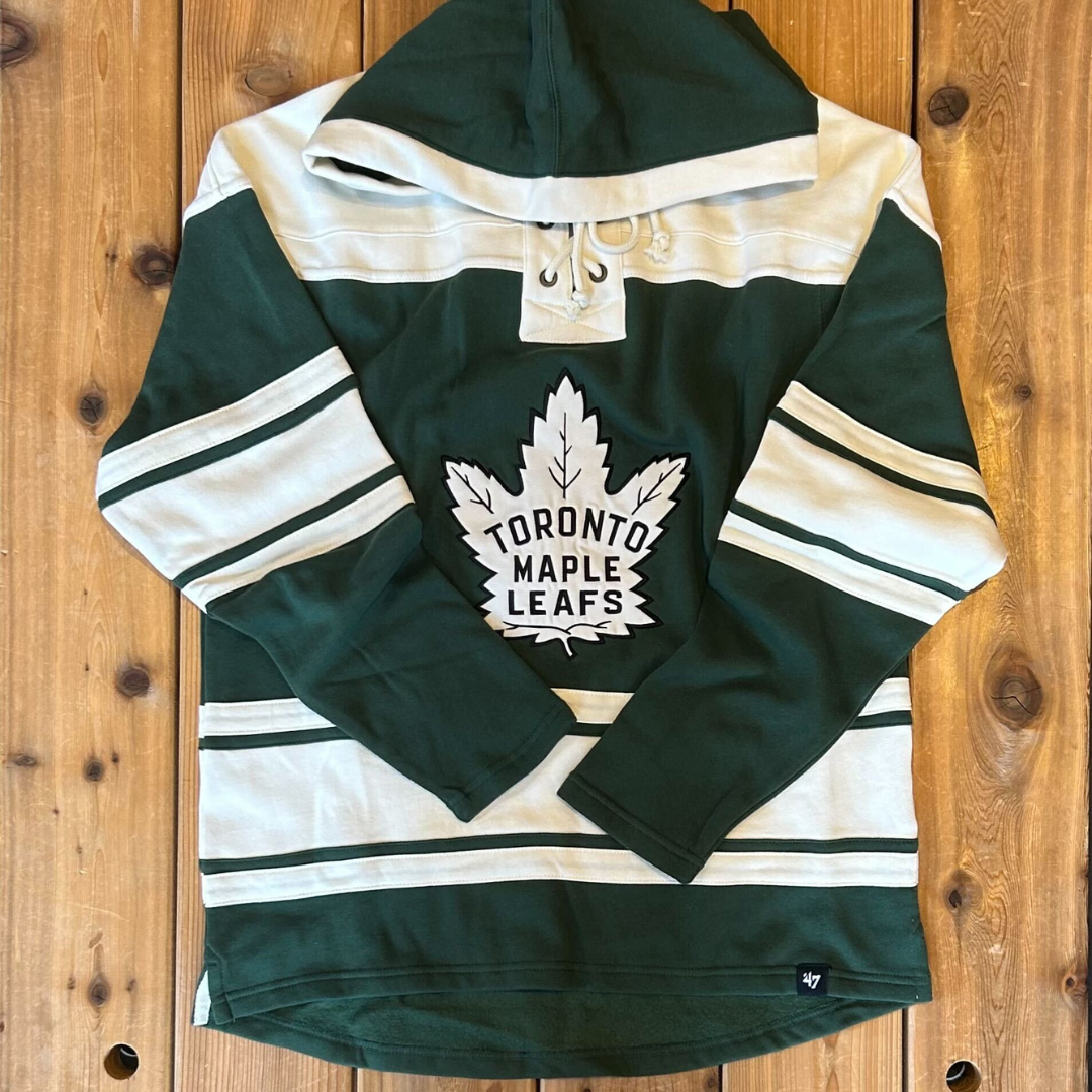 King Clancy Jersey Hoodie Toronto Maple Leafs (Green) Officially