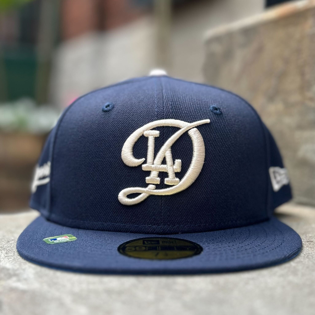 Grey and blue dodgers hat on sale