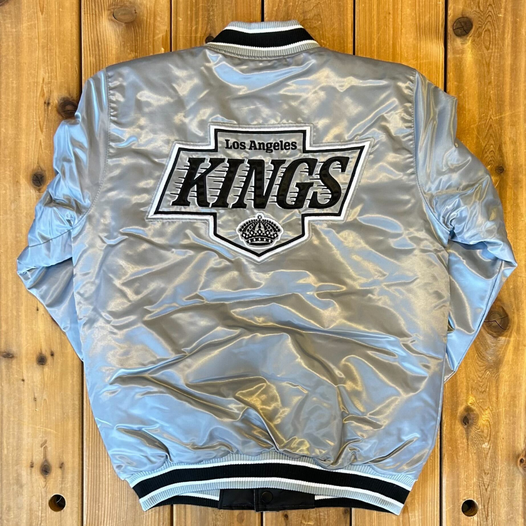 Los Angeles Kings NHL Reversible Satin Starter Jacket – The Los Angeles Kings NHL Reversible Satin Starter Jacket – The