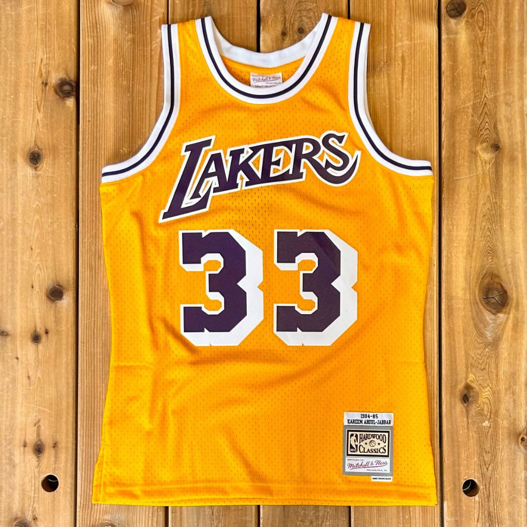 Los Angeles Lakers Kareem Abdul-Jabbar 1984-85 Swingman Jersey