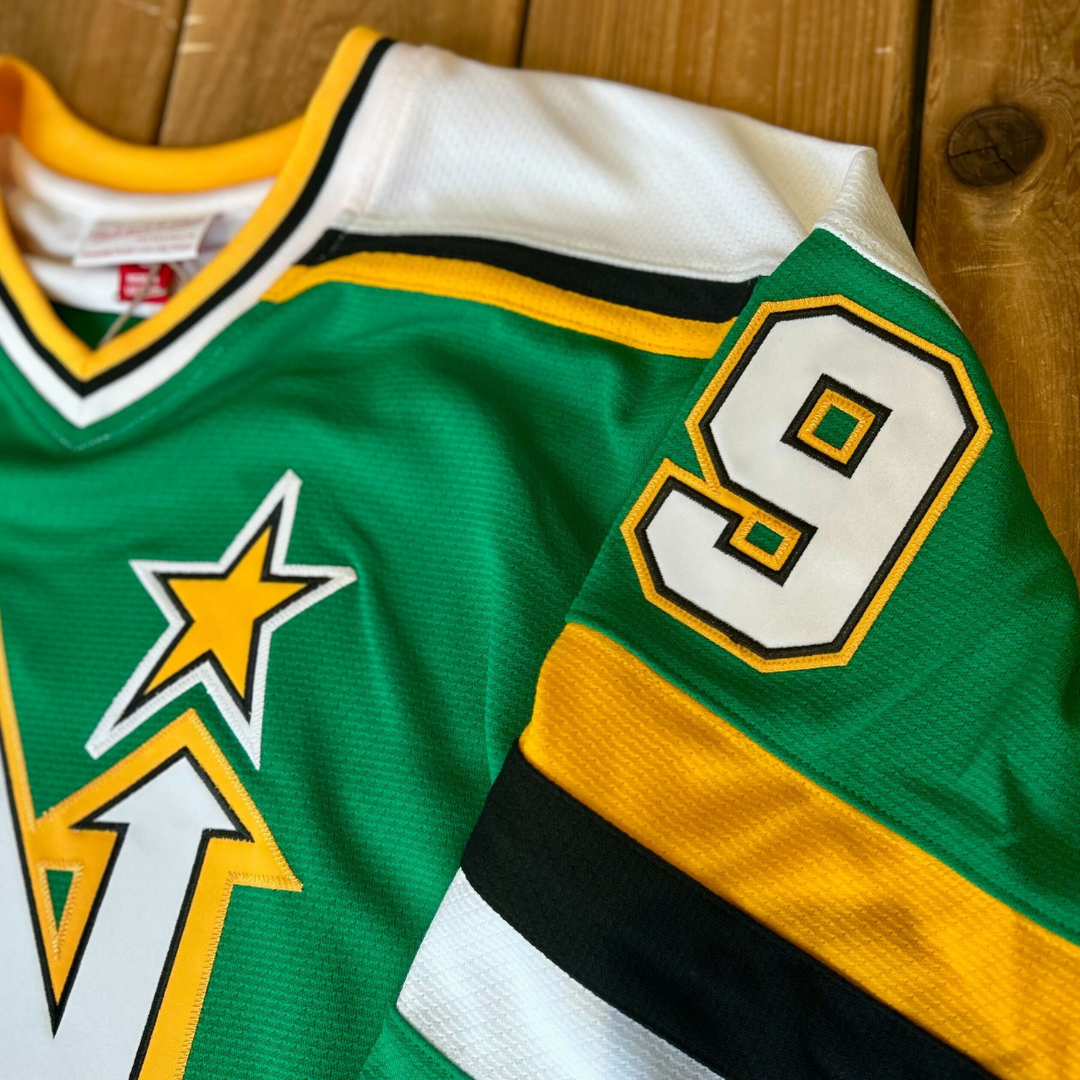 Maillot De Hockey Vintage Minnesota North Stars CCM - Taille M, Vert, Licence Officielle NHL