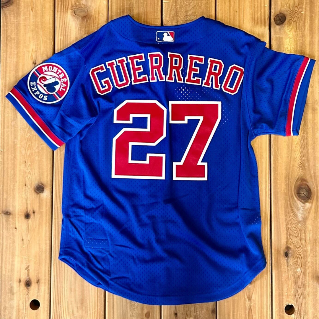 Montreal Expos 2002 Vladimir Guerrero Sr. Cooperstown Collection Authentic BP Jersey