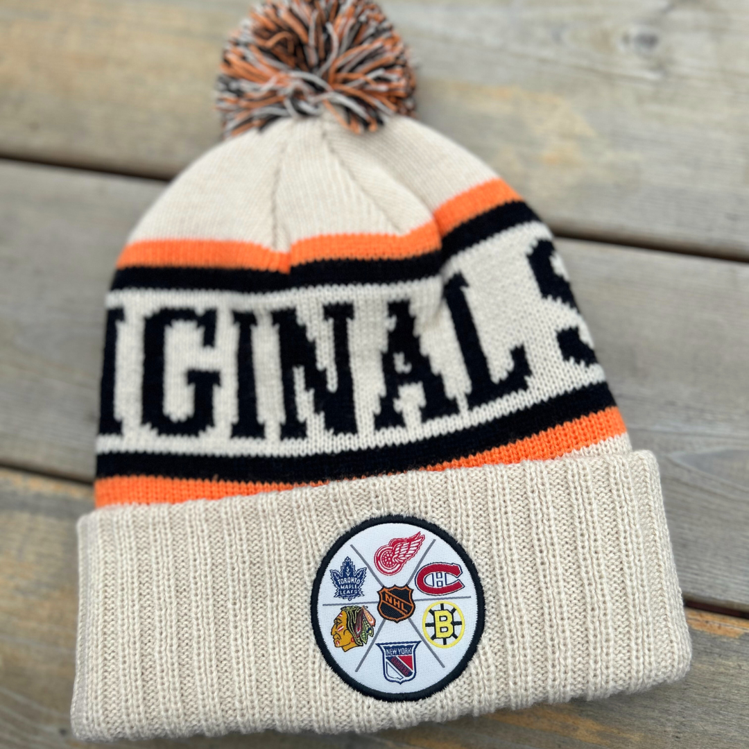 Original 6 NHL Pom Knit Toque (Ivory) – The Sport Gallery