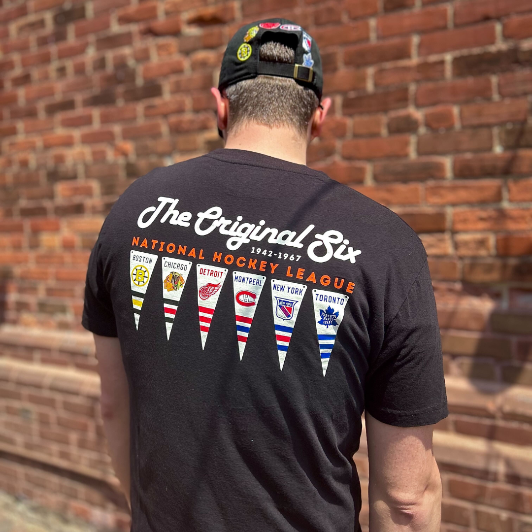 Original Six NHL Hockey Vintage Team Pennant Tee – The Sport