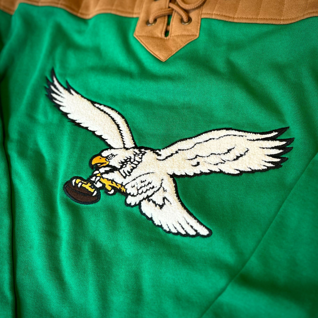 Philadelphia Eagles NFL Golden Age Wingback Lacer Hoodie – The