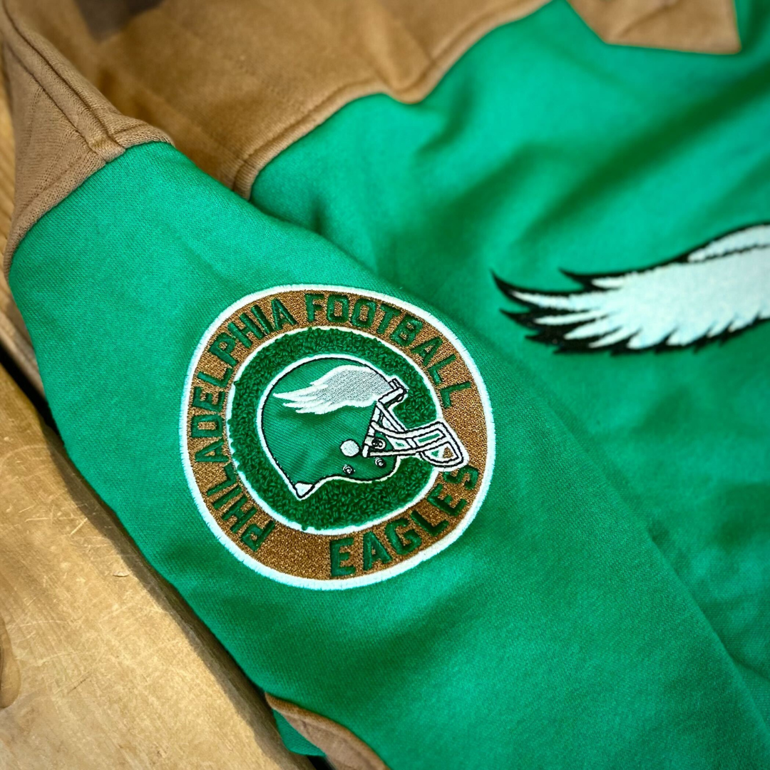 Philadelphia Eagles NFL Golden Age Wingback Lacer Hoodie – The
