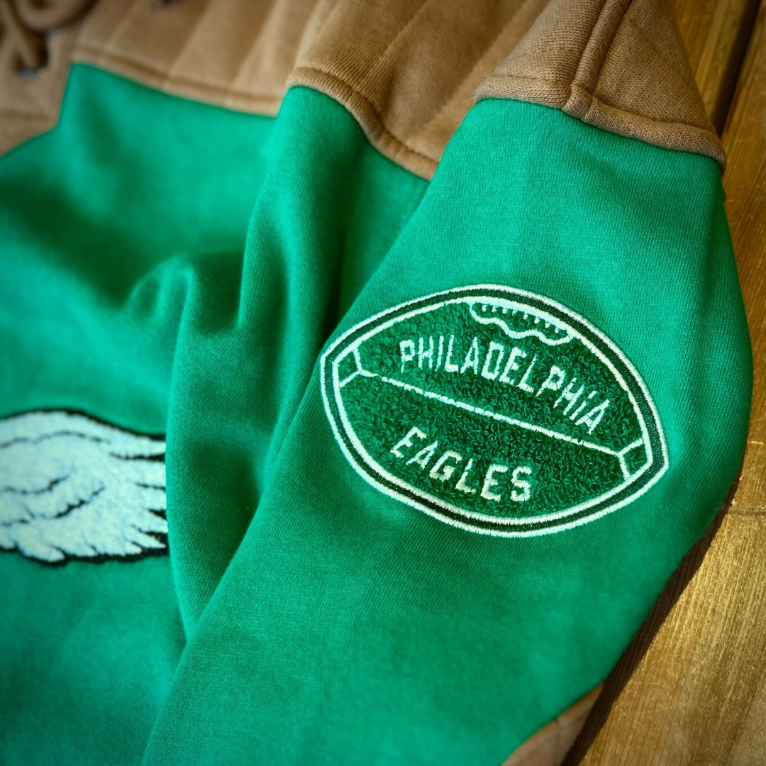 Philadelphia Eagles NFL Golden Age Wingback Lacer Hoodie – The