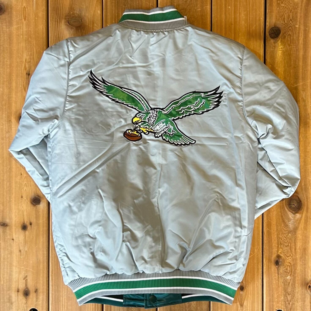 Philadelphia Eagles NFL Reversible Satin Starter Jacket Large