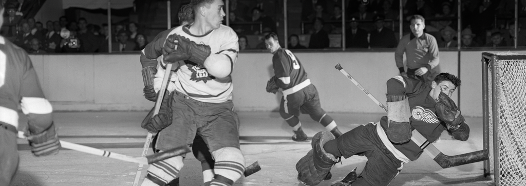 NHL The Original Six Hockey League T Shirt Mens Large Vintage