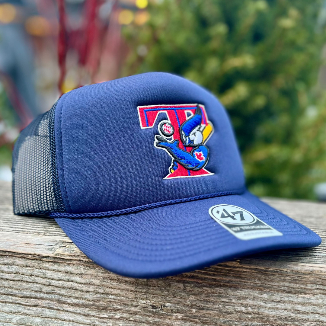 Toronto Blue Jays MLB Mesh Trucker Hat 2003 Logo The Sport Gallery