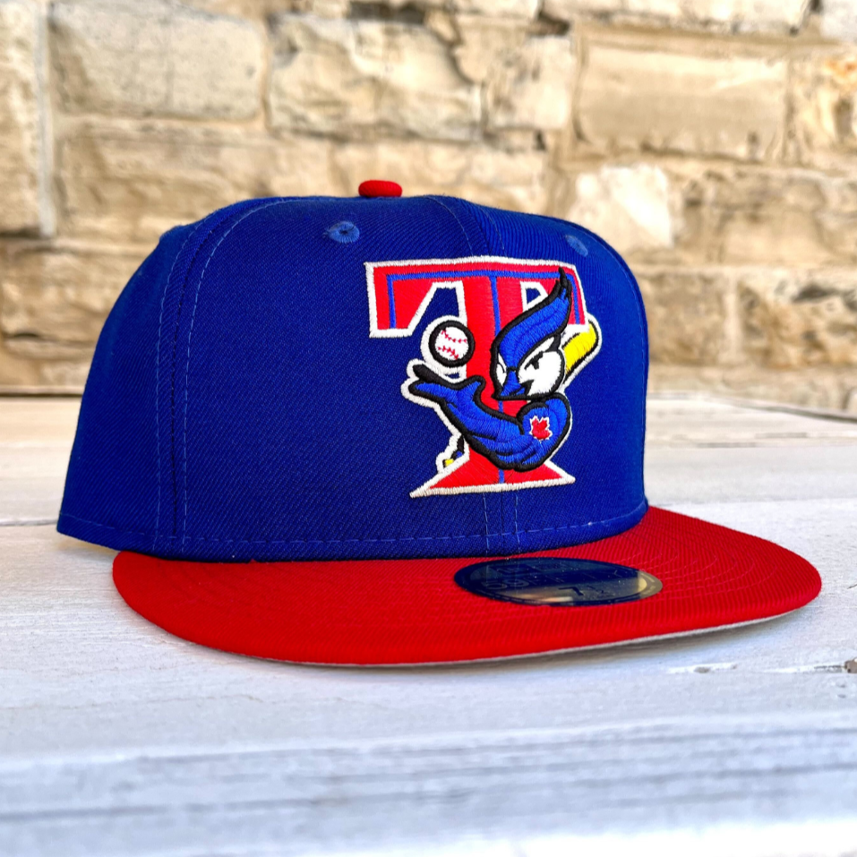 New Era Toronto Blue Jay's 59fifty Cooperstown Collection fitted hat sz 7  5/8