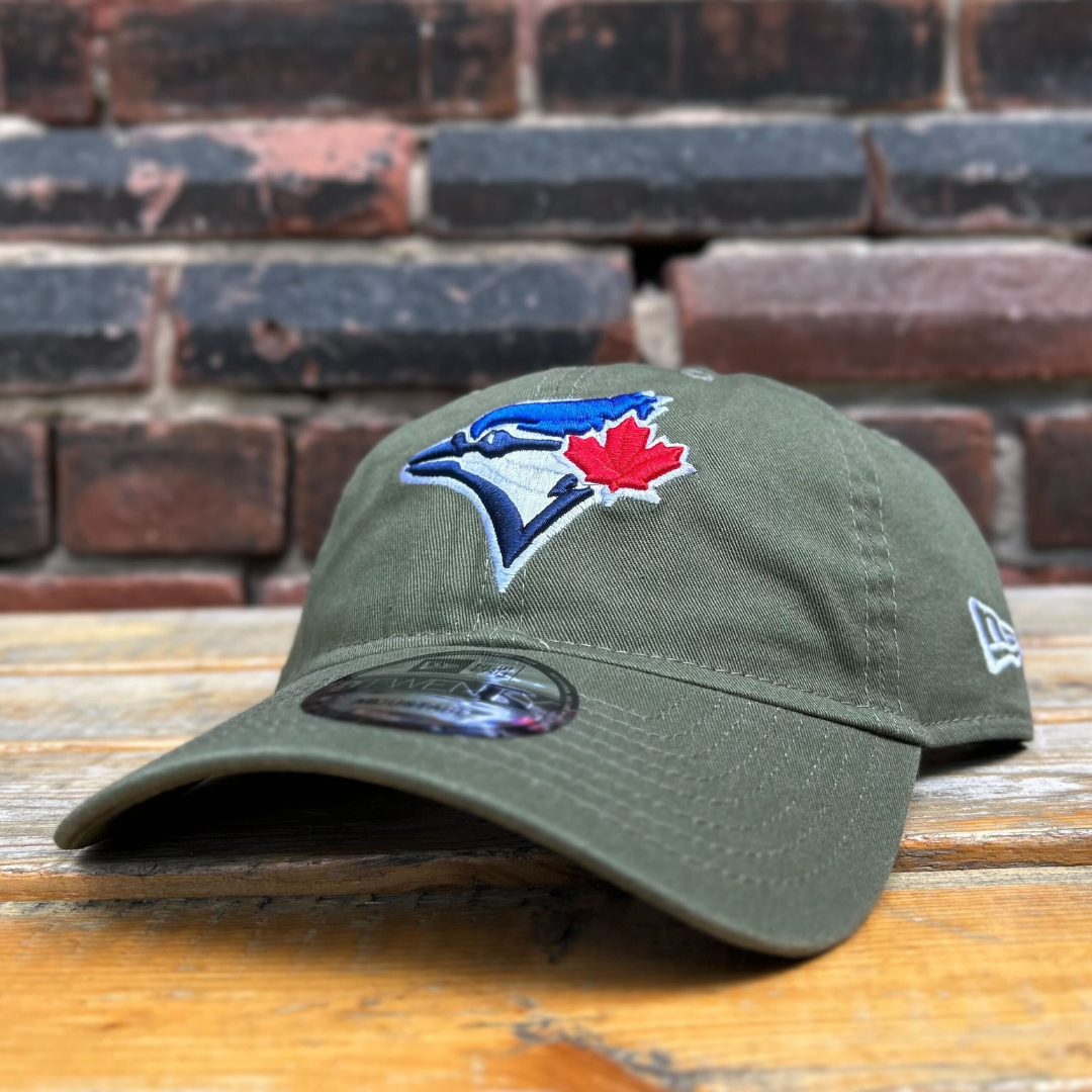 Toronto Blue Jays MLB Olive Green 9Twenty Clean Up Cap The Sport Gallery