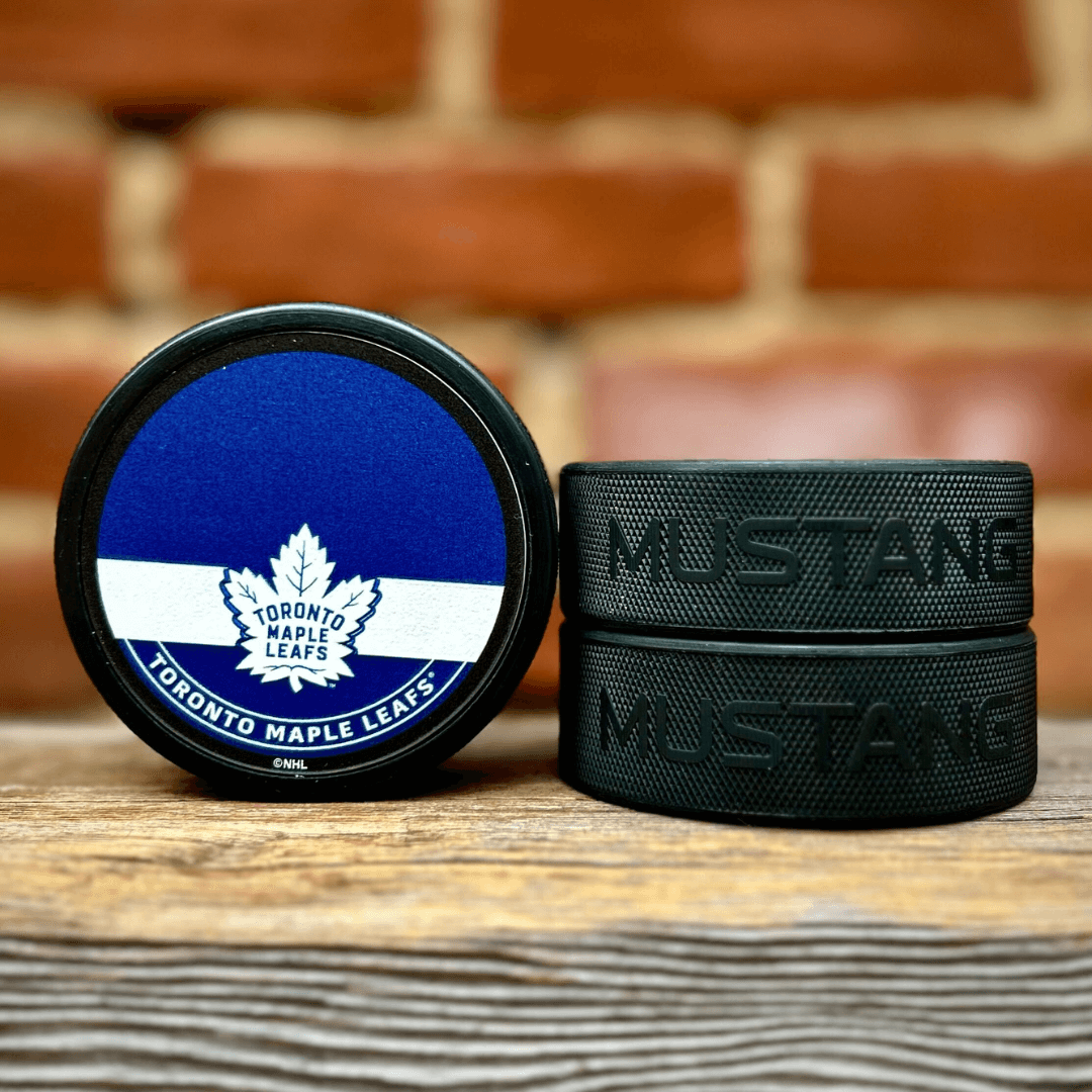 Toronto Maple Leafs Autograph Puck with Texture