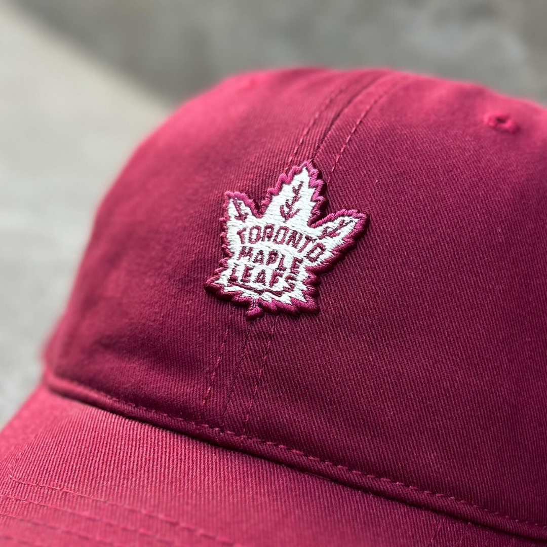 Toronto Maple Leafs Maroon Micro Logo Hat The Sport Gallery