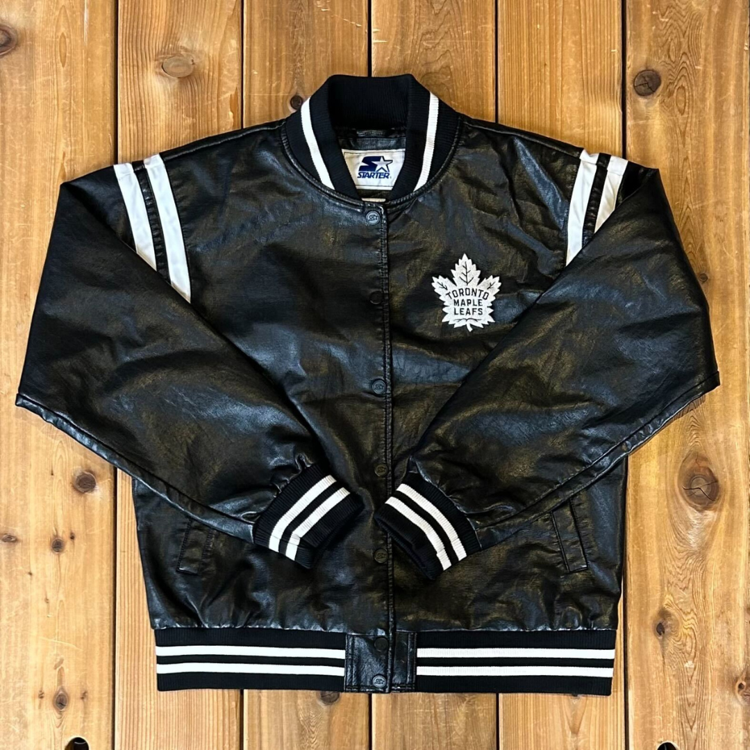 STARTER MAPLE LEAF スタジャン Toronto Maple Leafs NHL High Heat Women's Starter Jacket – The