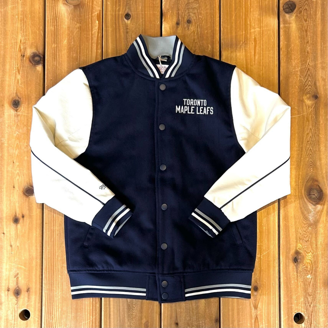 Toronto Maple Leafs NHL Youth Team Heavy Weight Varsity Jacket The Sport Gallery