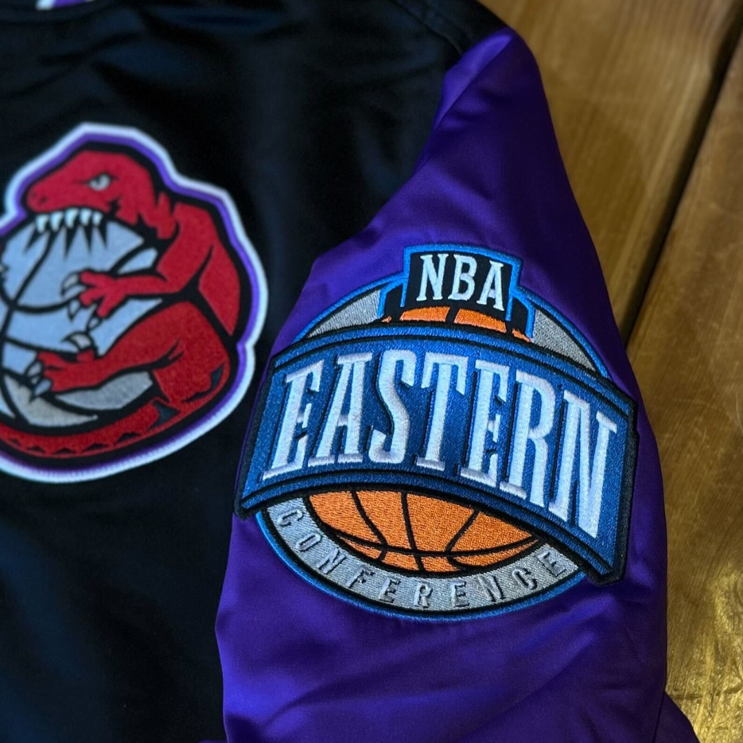 Toronto Raptors NBA Primetime Heavyweight Satin Jacket – The Sport