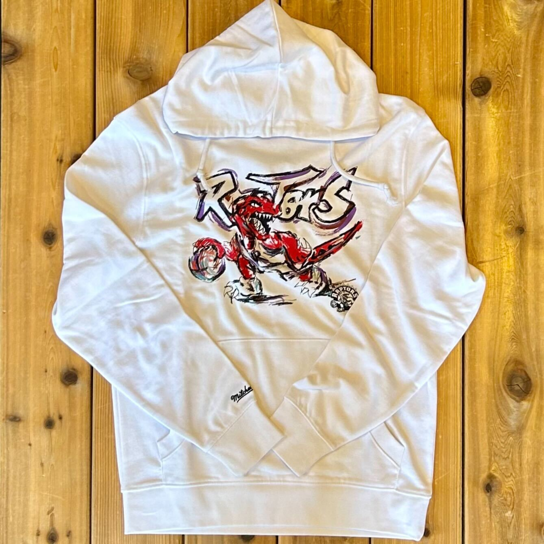 Toronto Raptors NBA Scribbles Hoodie The Sport Gallery