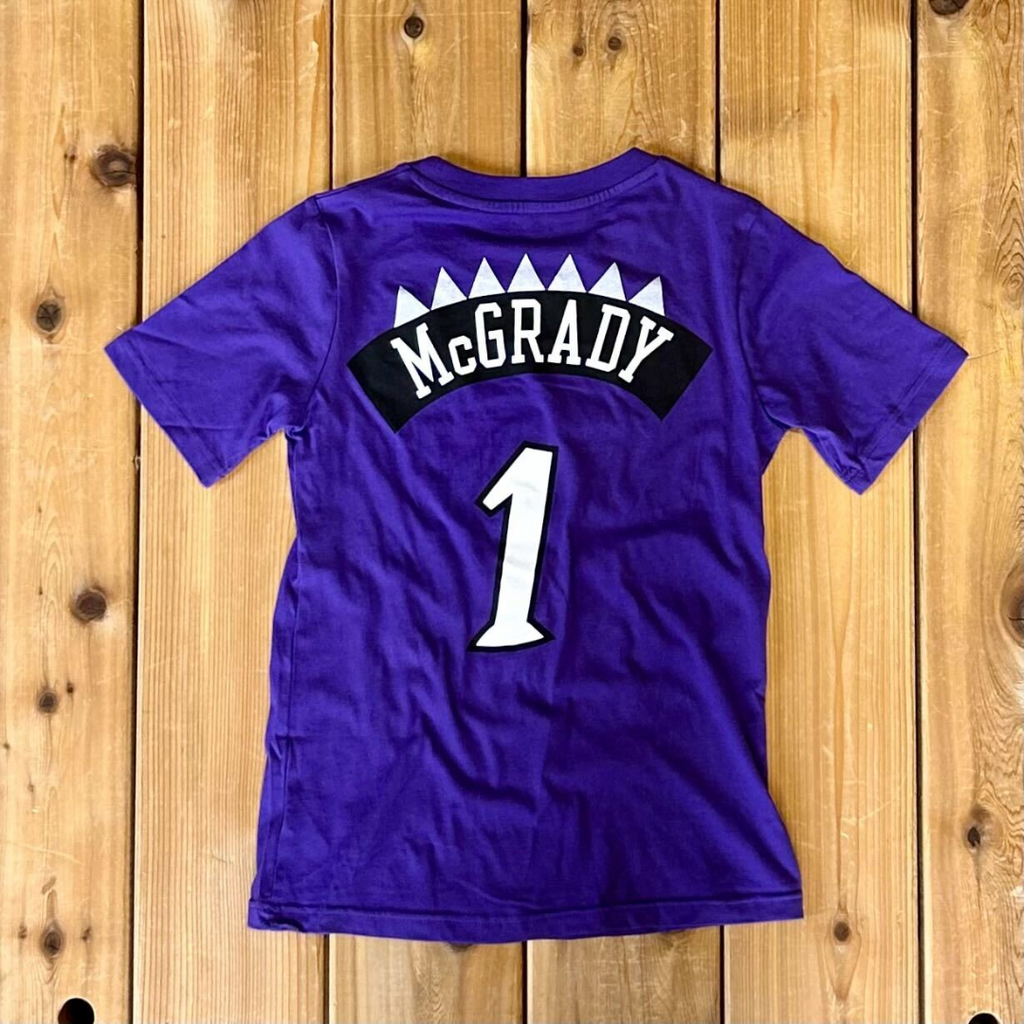 Toronto Raptors NBA Tracy McGrady Youth Name and Number Tee