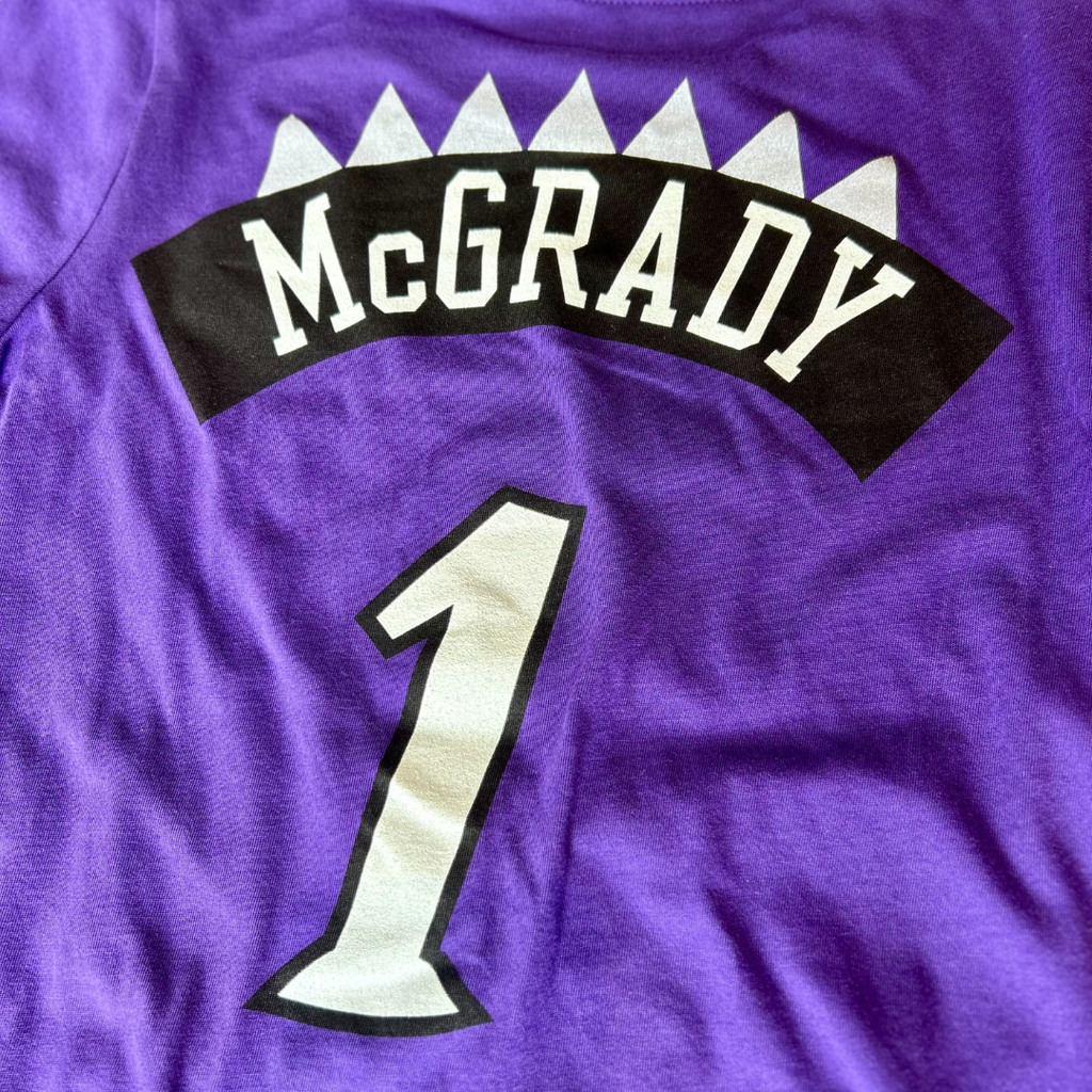 Toronto Raptors NBA Tracy McGrady Youth Name and Number Tee