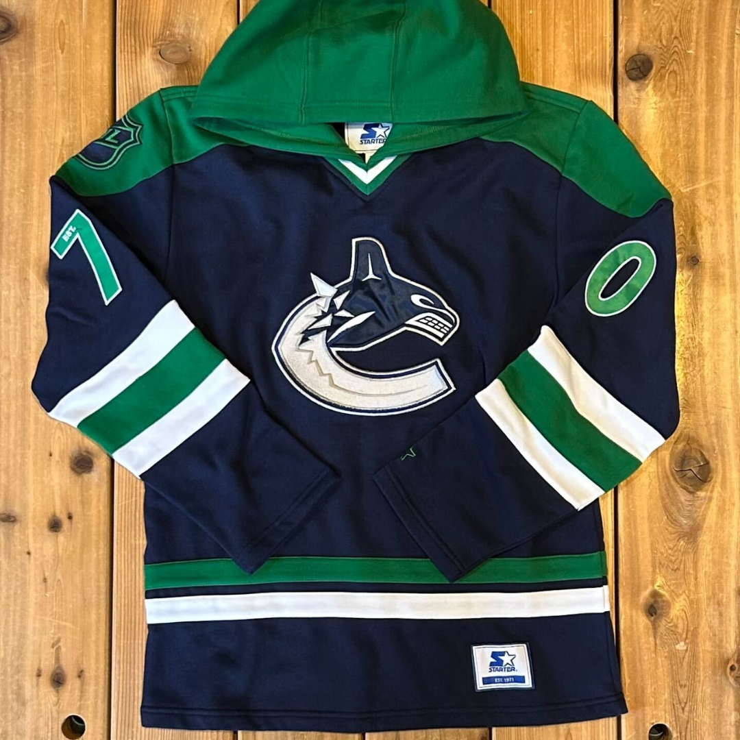 Nhl Jersey Nhl Reverse Retro Hoodies Vancouver Canucks NHL Starter