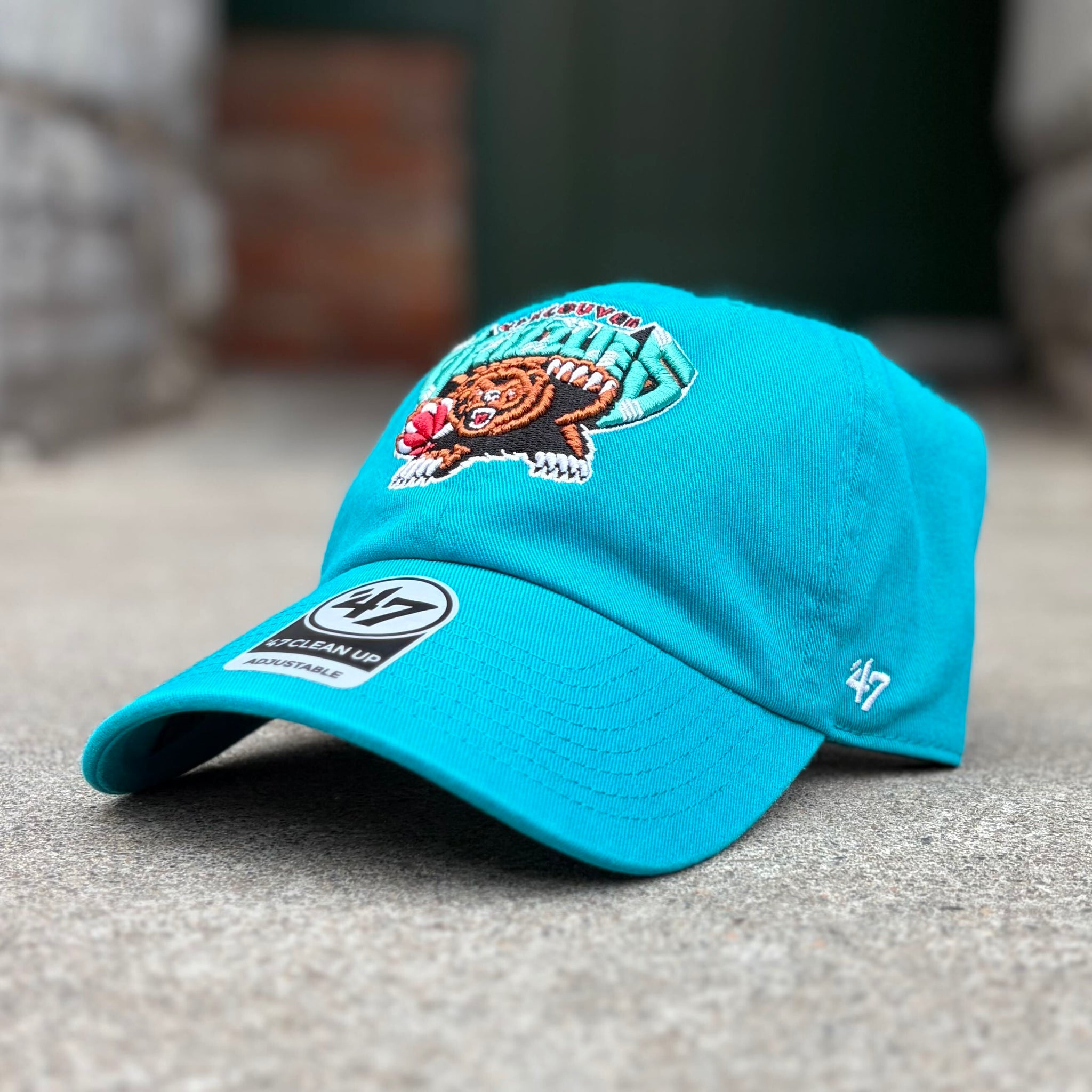 Vancouver Grizzlies NBA 1995 Retro Teal Clean Up Cap – The Sport