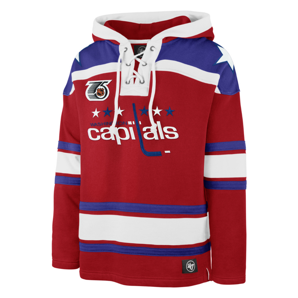 Washington Capitals NHL Retro Freeze Superior Lacer Hoody The Sport Gallery