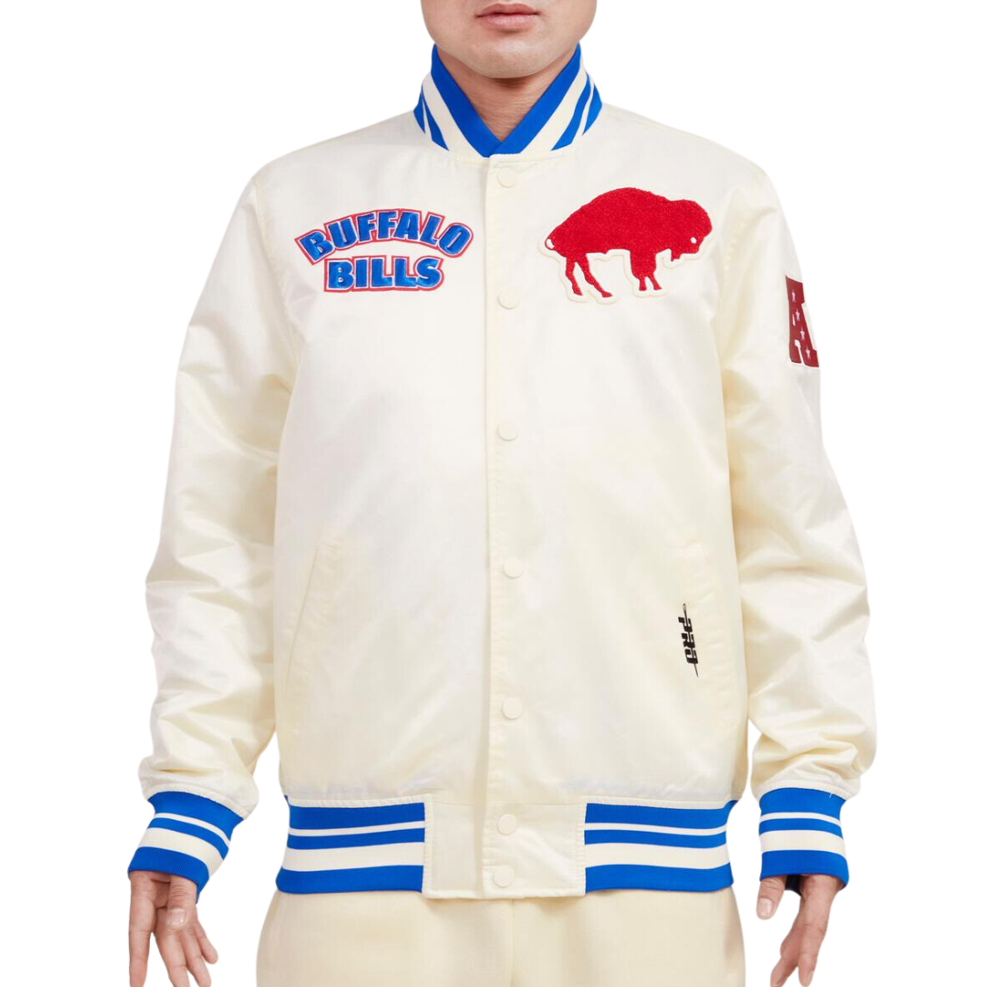 Buffalo Bills Retro Classic Satin Varsity Jacket