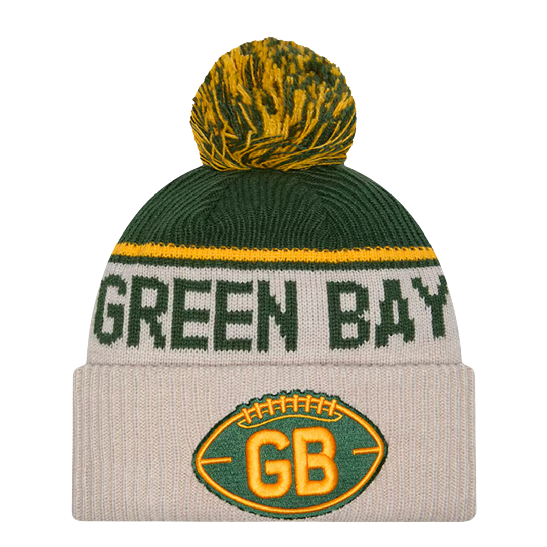 Green Bay Packers New Era NFL24 History Sideline Sport Knit Toque The Sport Gallery