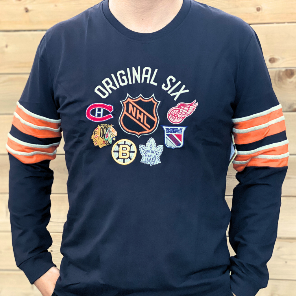 Original 6 hockey sweatshirt sales