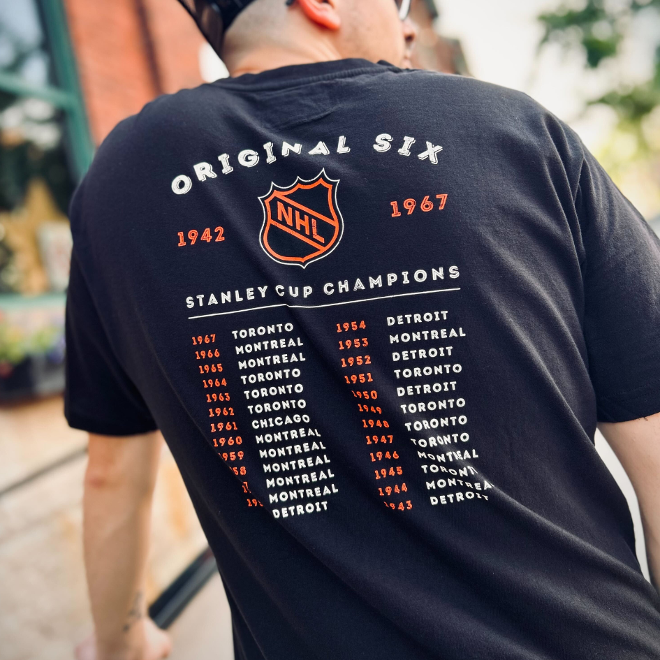 Original Six NHL Hockey Vintage Team Pennant Tee – The Sport Gallery