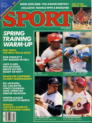 Dominique Wilkins Atlanta Hawks Sport Magazine - May 1987