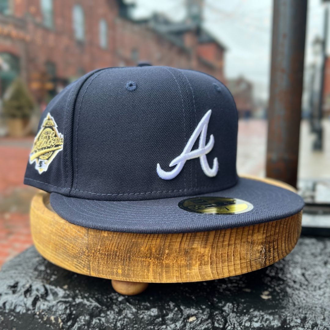 Braves fashion fitted cap