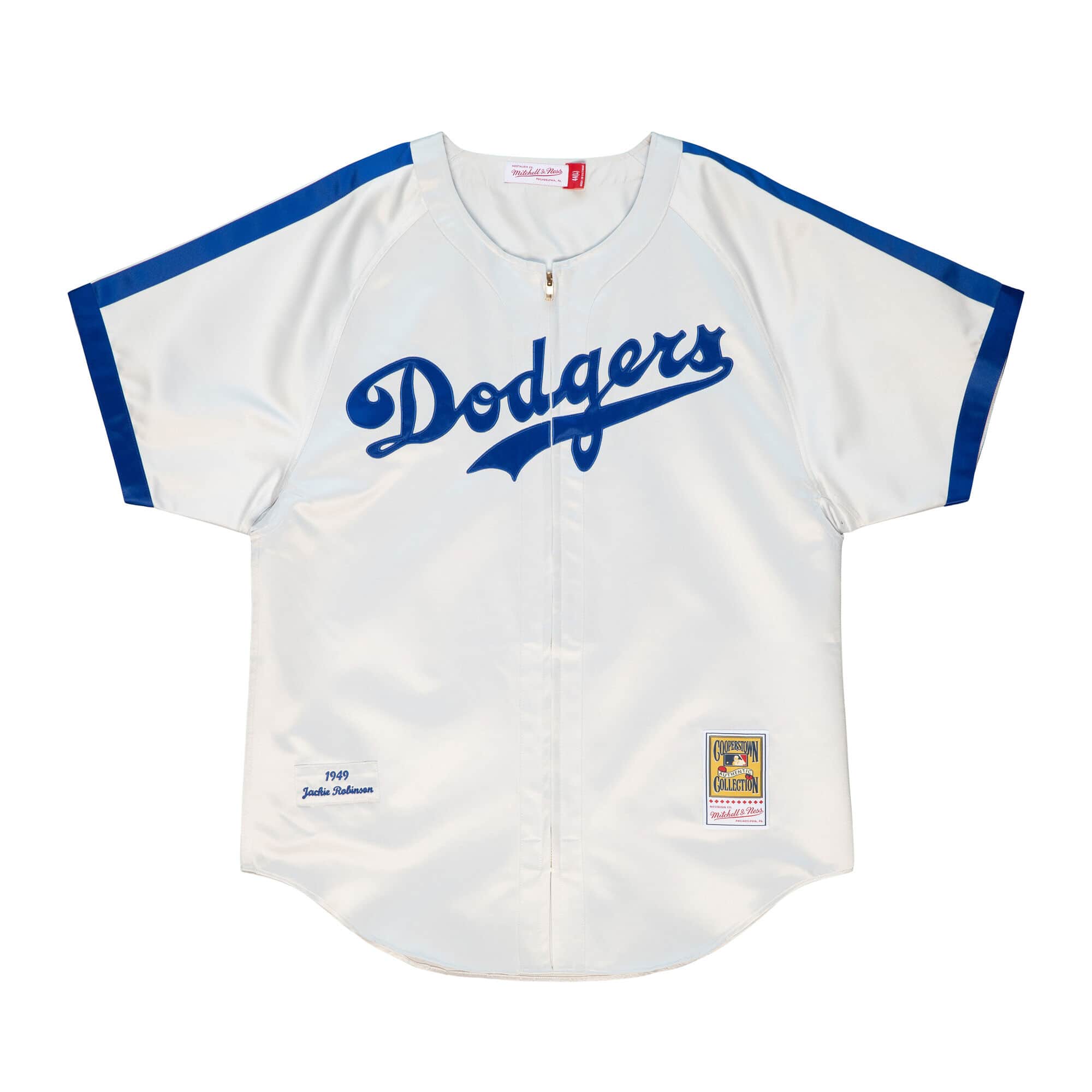Authentic Jackie Robinson Brooklyn Dodgers Home 1955 Jersey - Shop